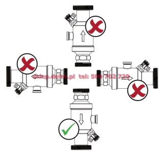 FILTR MAGNETYCZNY DN 25 DO GRUPY Z MIESZACZEM