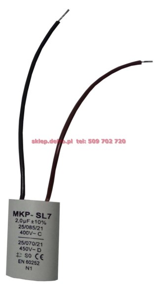 2uF capacitor for fan
