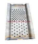 Burner grate 30kW 214x138x37 TYPE-OMEGA with pin