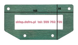 Uszczelka tunelu nawiewu skośna 168x86x2mm