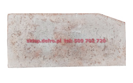 Ceramic / chamotte slanted slab 615x230x30mm