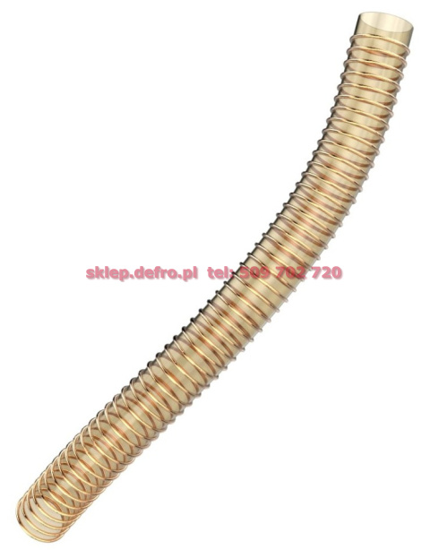 Feeder pipe (spiro) for PVC pellets fi 70 mm