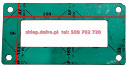 Gasket for ventilation tunnel straight