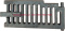 Drzwiczki żeliwne ażurowe 340x125x20