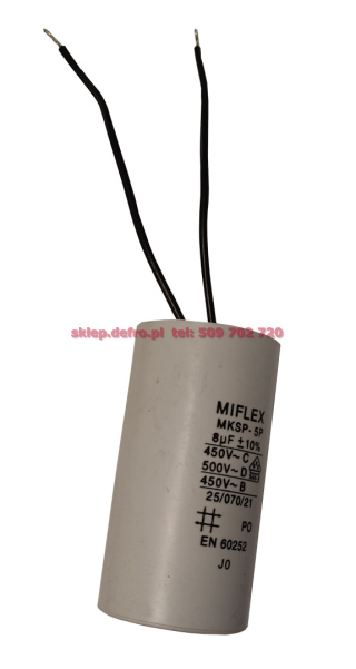 8 uF/450V capacitor
