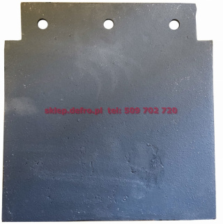 Slanted hearth baffle 248x255 DWS / OKE 12kW