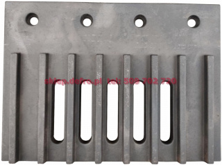 Slanted hearth baffle 348x255 DWS / OKE 22kW