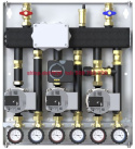 WITH DIRECT GROUP, WITH THERMOSTATIC VALVE 20-45'C, WITH MIXING VALVE AND ACTUATOR WITH WILO PARA 15/6 PUMPS