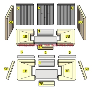IMPULS SM BASIC Ceramika boczna dolna prawa (3b)