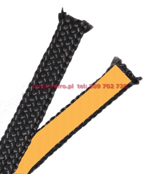 Taśma szklana barwiona samoprzylepna 8x2mm do kominka